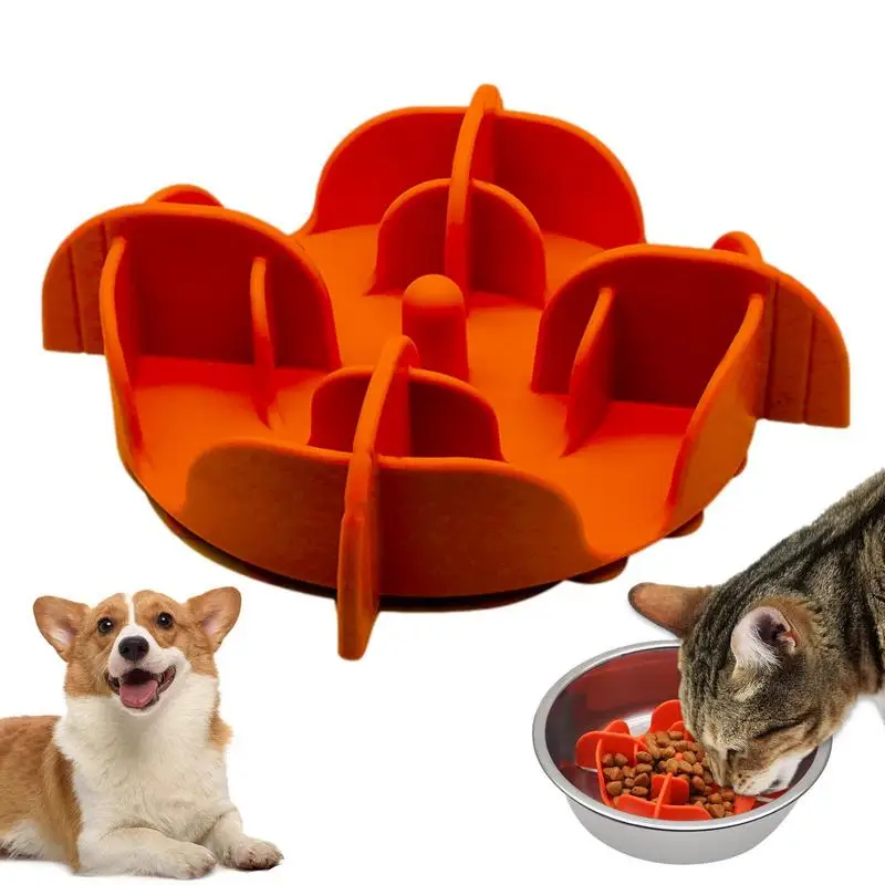 Dog Slow Feeder Bowl Non-Slip Silicone Puzzle Bowl Pet Slower Food Feeding  Dishes Fun Dog Bowls Preventing Choking Dog Food Bowl - AliExpress