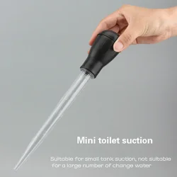 [RUSSIA]Syphon Fish Tank Water Exchanger Wash Tank Siphon Long Suction Pipe Toilet Water Wind Free MINI Nano Aquarium Plant