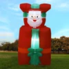 5FT Inflatable Santa Claus in Chimney Automatic Up and Down with LED Lights Christmas Decoration for Outdoor Yard Garden Lawn 2