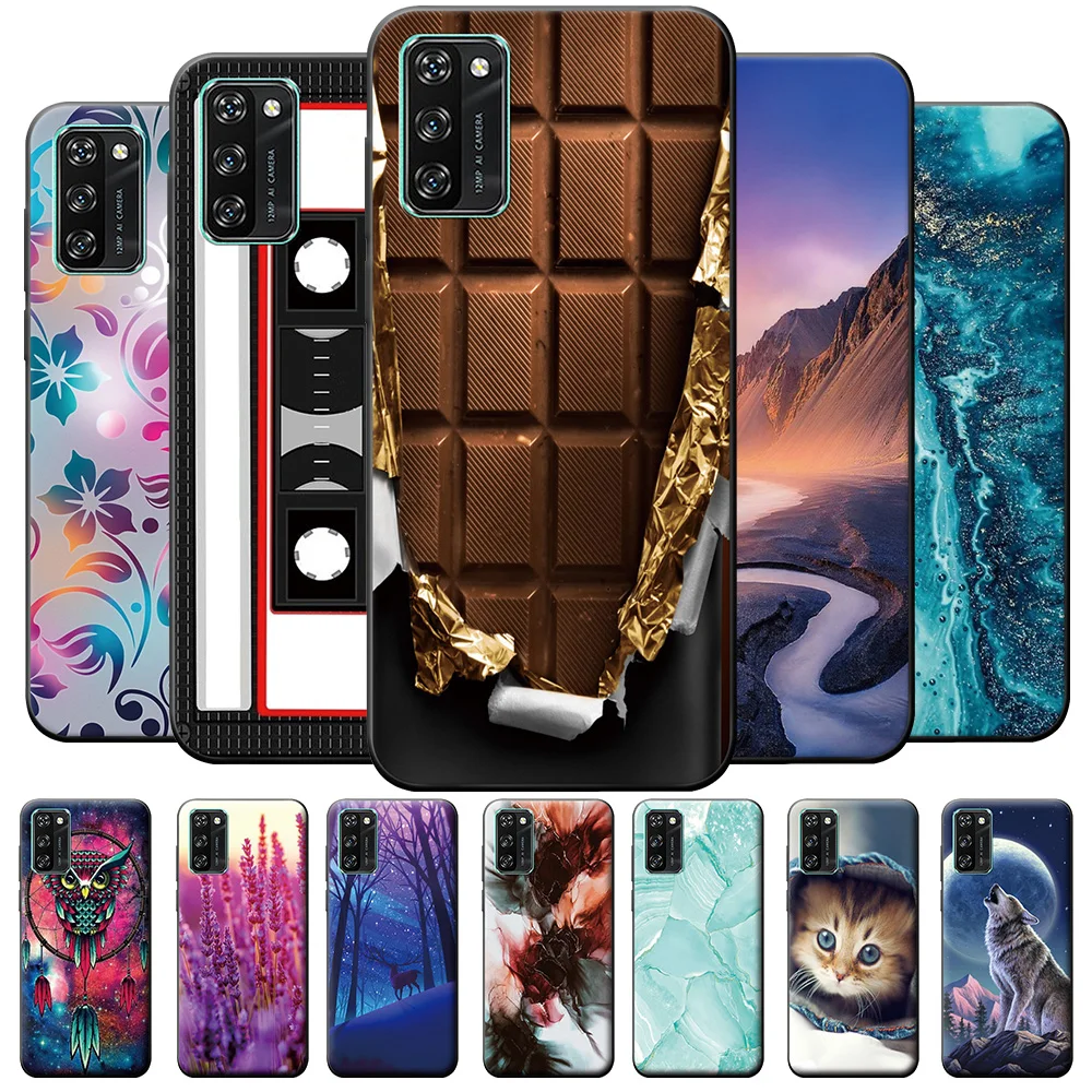 Per Blackview A100 Custodia Custodia In Silicone Nero Antiurto Per Blackview A100 Cover Posteriore Per Blackviewa100 Fashion Cute Bumper