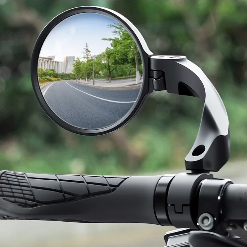 자전거 백미러 HD 오토바이 스쿠터 MTB 핸들바 백미러 360도 ° 조절 가능한 사이클링 자전거 액세서리