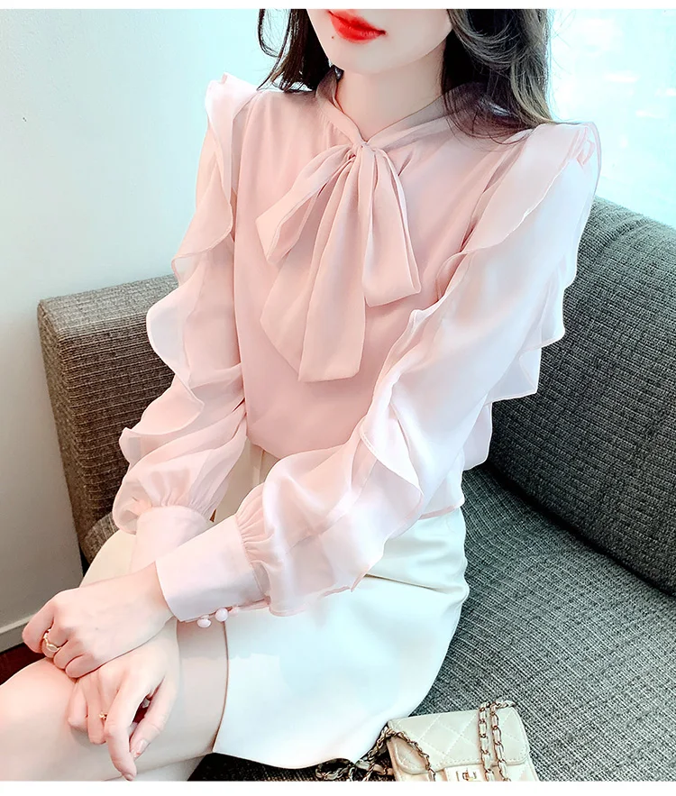 トップス meltie original ribbon tie blouse pink 専用】meltie 2way ribbon tie blouse pink - メルカリ