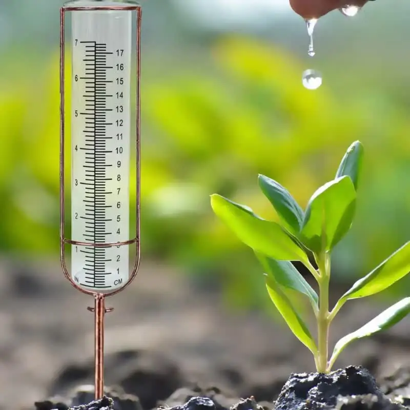 MONOJLY 2 Pièces Tube De Remplacement De Pluviomètre En Verre De