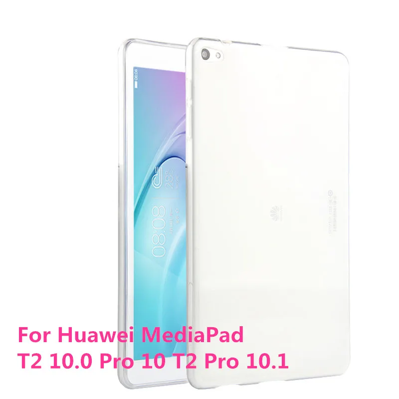 

Case For Huawei MediaPad T2 10.0 Pro TPU Case 10 T2 Pro 10.1 Protective Smart Cover Leather Tablet FDR-A01W A01L FDR-A03L Soft