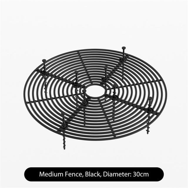 Pot Grid Flower Pot Cover Baby Safety Plant Protector Soil Guard With Nails Cover Plant Root Protection Garden Supplies