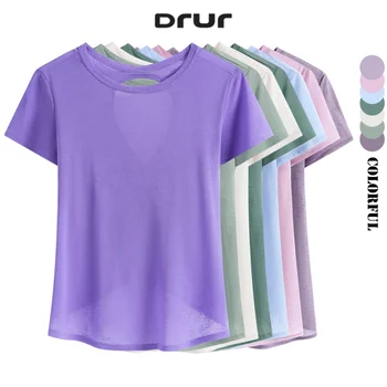 DRUR Open-Back Yoga Tee 1