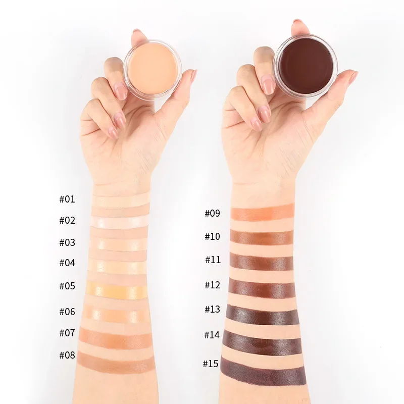 Face Concealer Palette Color Concealer Concealer Cream Foundation Concealer Face Concealer Face Foundation Face Concealer Pen 15 Colors Face Concealer Waterproof Full Coverage Long-lasting Moisturizing Liquid Foundation Makeup Cover Acne Dark Circles