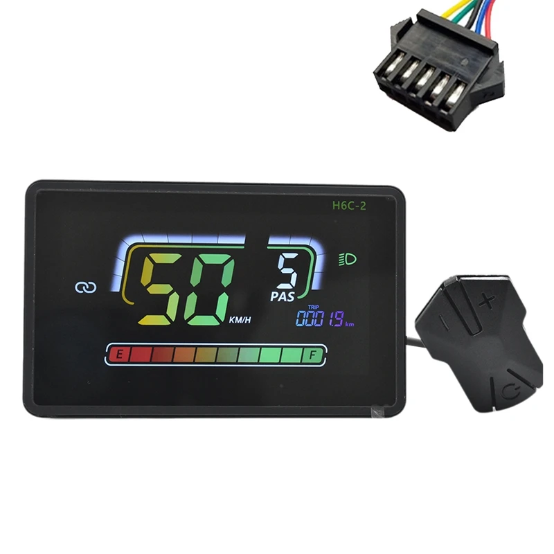 B04C-H6C-2 E-Bike Bluetooth Speedometer LCD Display Electric Scooter Meter Dashboard UART For Mountain Electric Bike