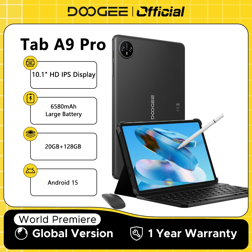 DOOGEE A9pro Android 15 タブレット8Core CPU Amazon.co.jp: 【10インチ Android15 初登場】DOOGEE A9pro Android 15