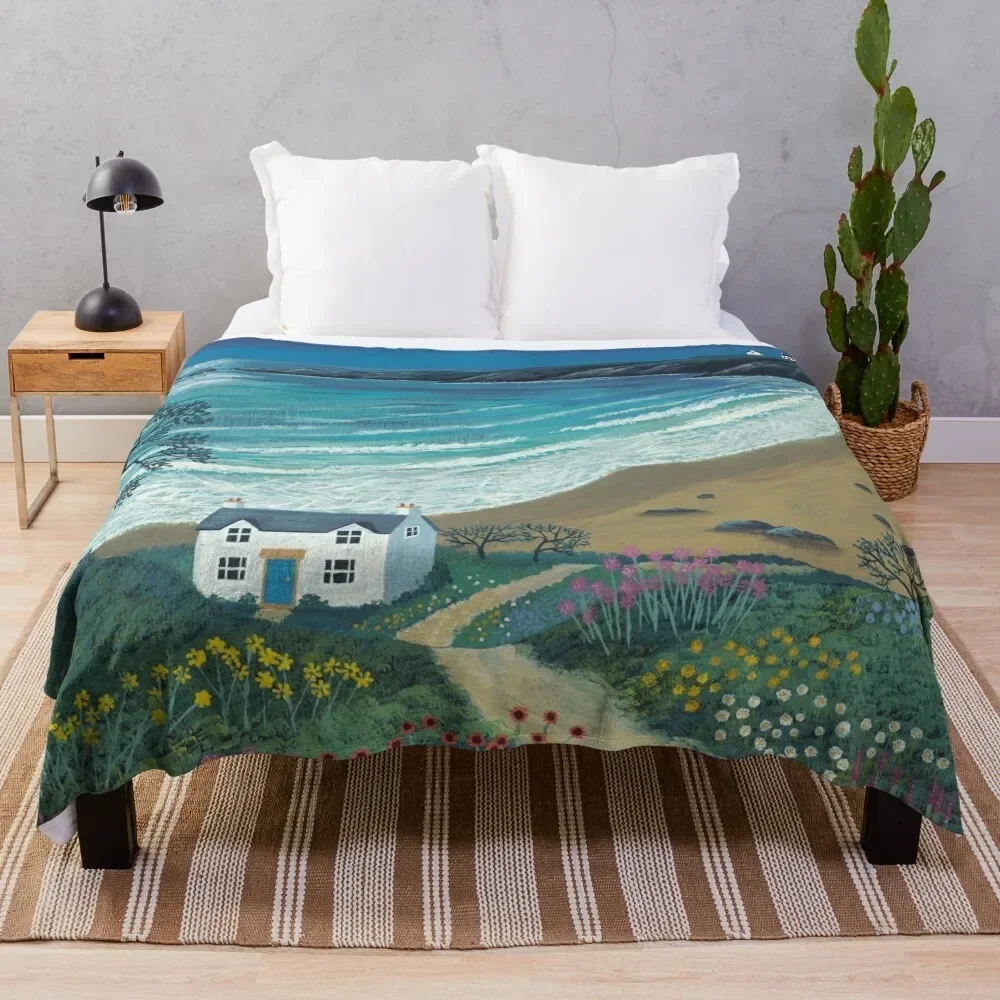 

The Path to Moonlight Bay Throw Blanket Custom Weighted Sofas Blankets
