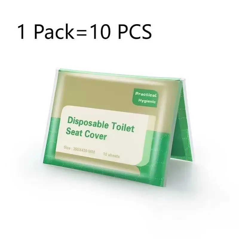 30/50/100PCS Disposable Toilet Seat Cover Travel Camping Hotel Bathroom Accessory Paper Waterproof Soluble