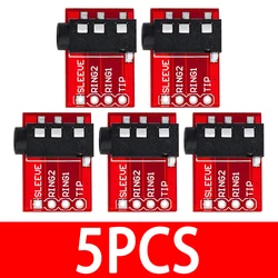 Professional Audio/Video Interface Module with 3.5mm TRRS Jack Breakout Board (1/5 Pack) (5pcs)