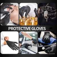 20/50/100PCS Black Nitrile Gloves Disposable Latex Free Household Gloves for Kitchen Cleaning Industrial Beauty Tattoo Gloves - Image 5
