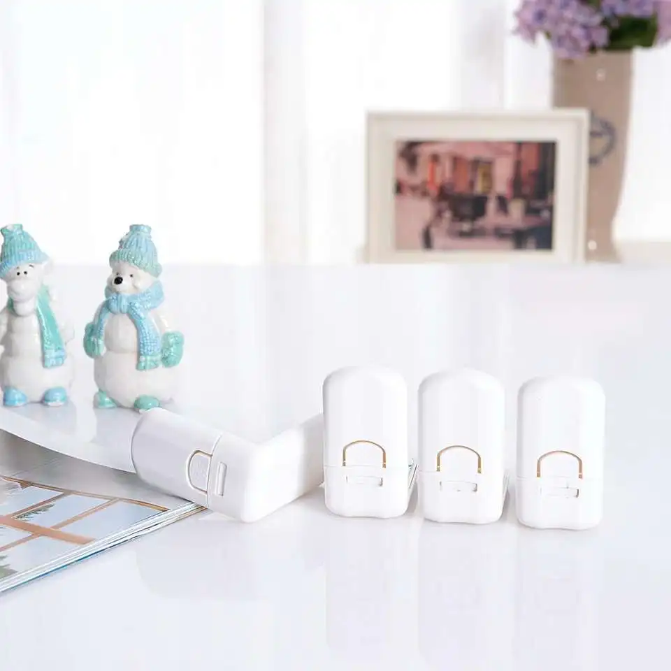 Safety Lock 5Pcs White Locks Right Angle Baby Safety Drawer Child Safety Cabinet Locks