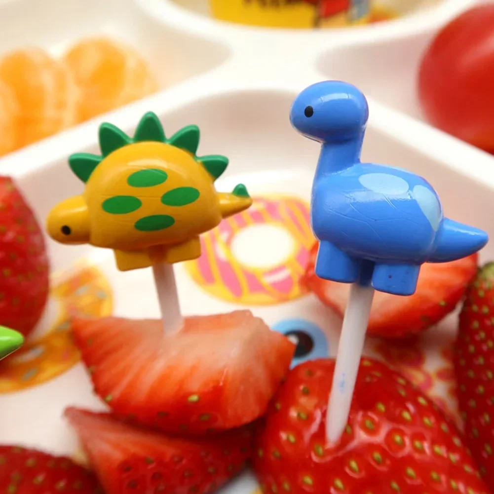 Fruit Fork Toothpick Four-leaf Clover Party Dessert Salad Stick Decoration 6pcs