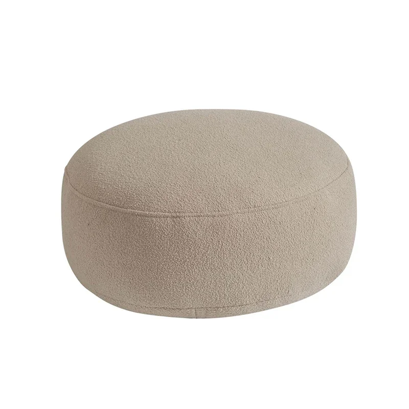 Lazy Sofa Ottoman Foot Stool Cover No Inner Modern Designed Footstool Side Table Chair Stool Versatile Low Sofa