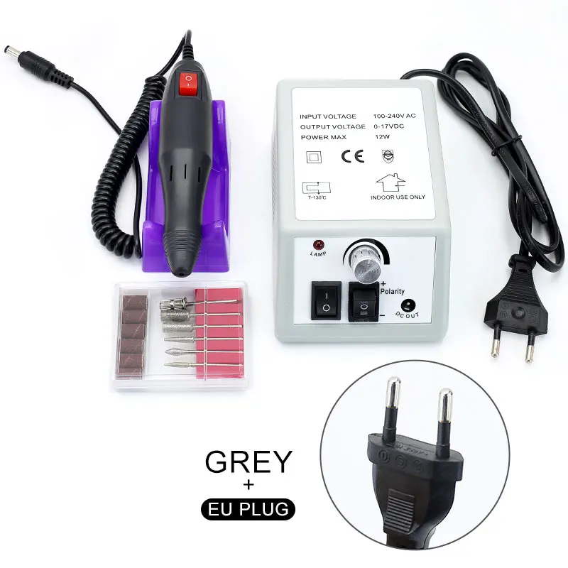 Nail Drill Manicure Machine Miller Bits Cutter to Remove the Gel 20000RPM Art File Ceramic Tools | Красота и здоровье
