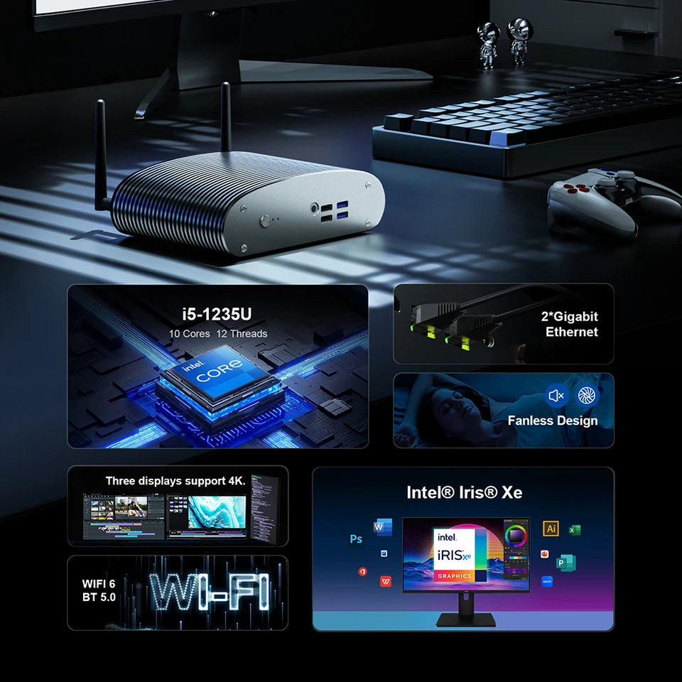 chatreey ミニ第12世代インテルcorei5-1235U 【公式通販】