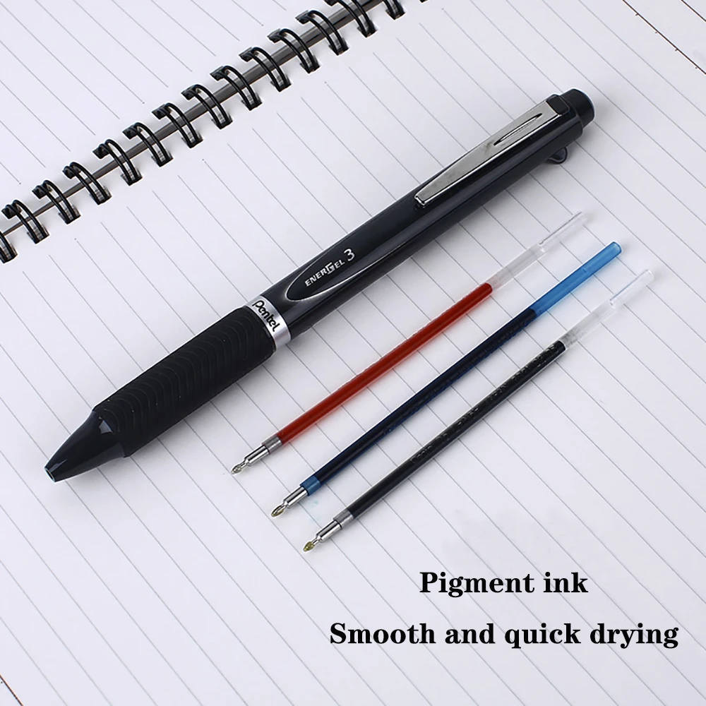 Japan Pentel 3Color Gel Pen Multi-function Signature Pen 0.5mm