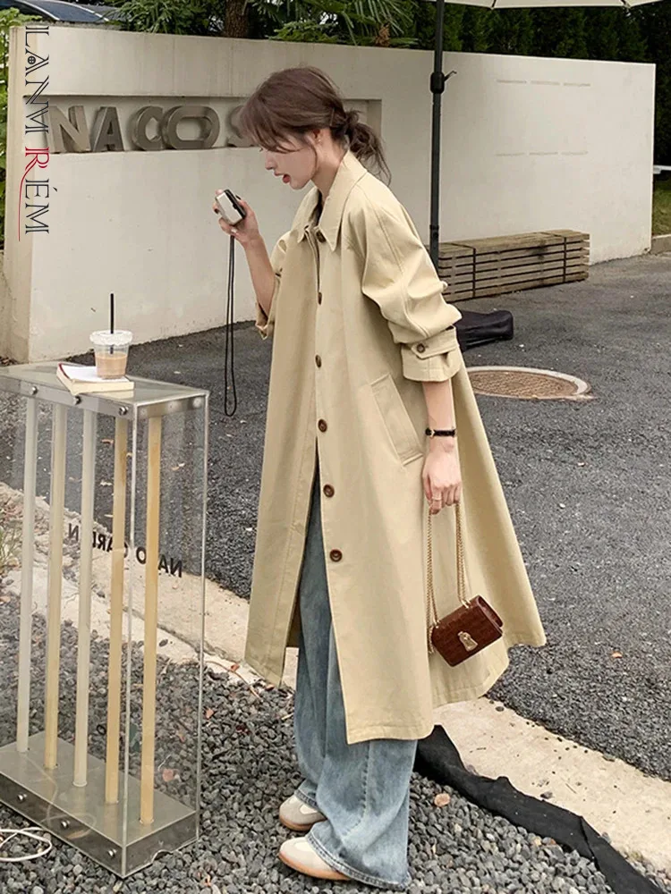 lanmrem-trench-coat-khaki-para-mulheres-lapela-single-breasted-solto-comprimento-medio-blusao-streetwear-feminino-novo-primavera-2da3668-2022