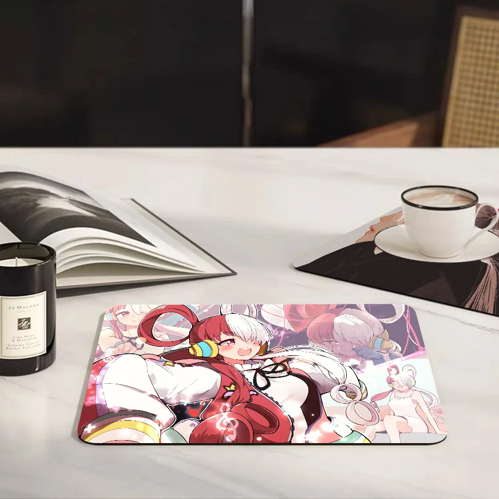 Uta O-One P-Piece Film Art New Super Absorbent Coffee Dish Kitchen Absorbent Draining Mat Drying Mat Quick Dry Bathroom Placemat 4