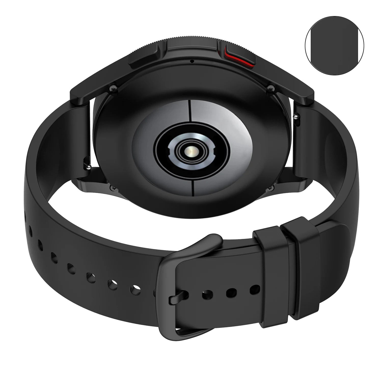 Universal Silicone Sport Watch Band, 20mm/22mm - Multiple Sizes Available