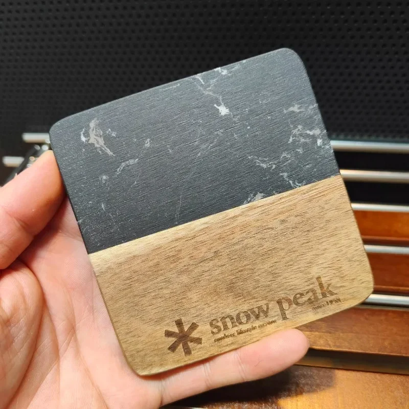 

Snow Peak coaster natural stone insulation pad jewelry tray tabletop decoration coffee tea cup pad