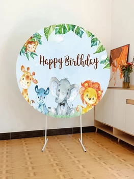 Metal Background Cover Stand Round Heightened Iron Arch Balloon Stand Birthday Party Baby Shower Background Decoration Stand 1