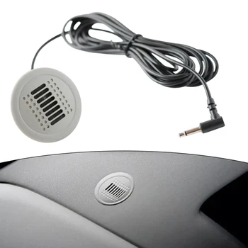 Microfono cablato da 3,5 mm per autoradio Android, microfono per veicoli, design indeformabile, funzioni pratiche