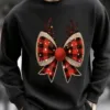 Men's Black Thick Sweatshirt - Heavy Fabric for Winter Warmth
