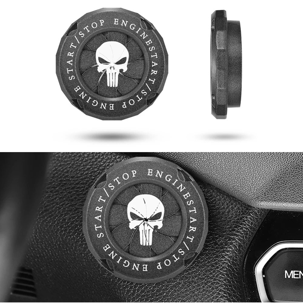 Engine Start Stop Button Cover Ignition Switch Button Protection Cap