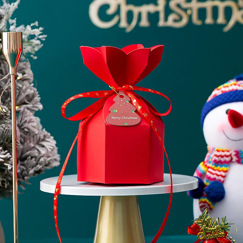 20PCS Christmas Gift Boxes Vase Shaped Design with Ribbon and Hang Tags, DIY Flat-Pack ... - SKU CGB01443 - UGI Packaging