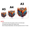 Wooden Puzzle Beautiful Hummingbird - Perfect Home Decoration and Holiday Gifts Creative Puzzle for Adults and Children 5