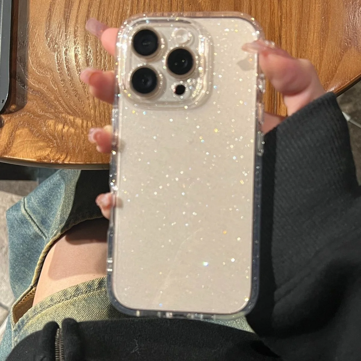 Coque de téléphone transparente à paillettes douces pour Samsung A55 A56 5g A35 A54 A26 A16 A36 A15 A17 A07 A57, coque en silicone transparente antichoc
