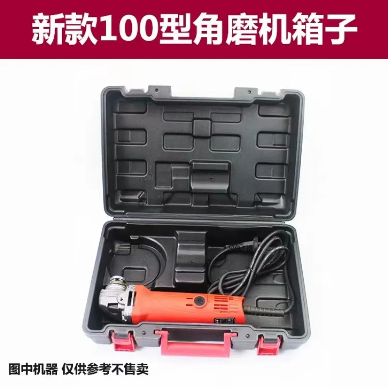 100 angle grinder box, portable , polishing machine, plastic , electric tool  plastic  storage box polishing pad sanding disc pad hook and loop car for polishers parts polishers sander accessory plastic tools 1pc