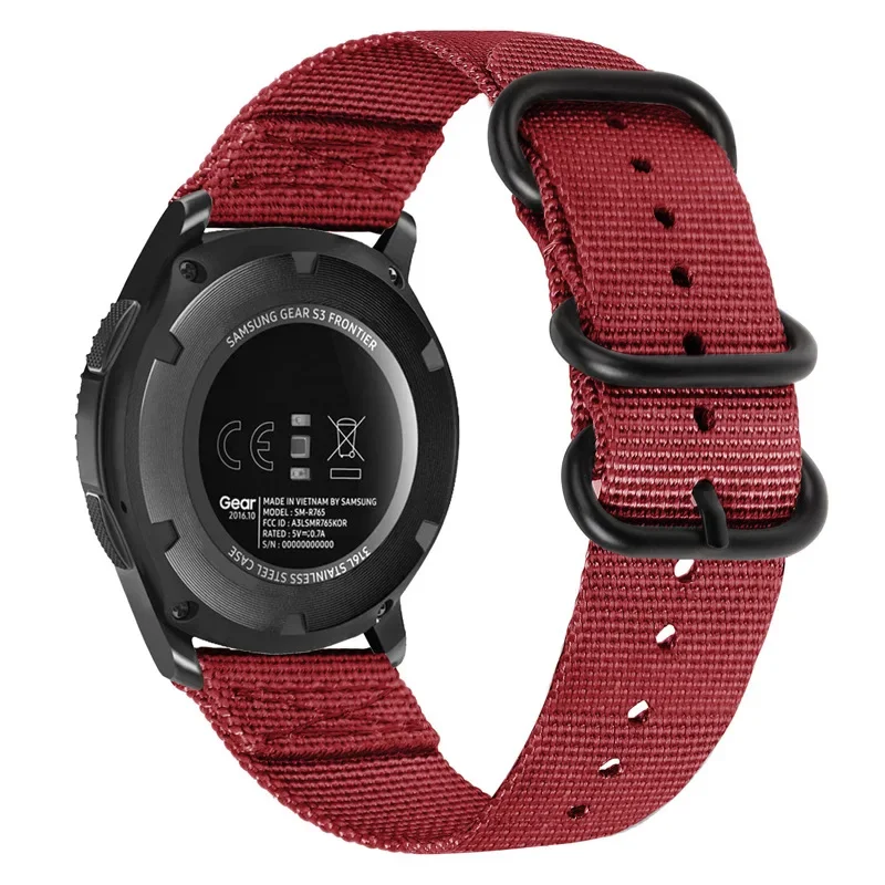 Versatile 22mm Nylon Watch Strap – Premium Bracelet