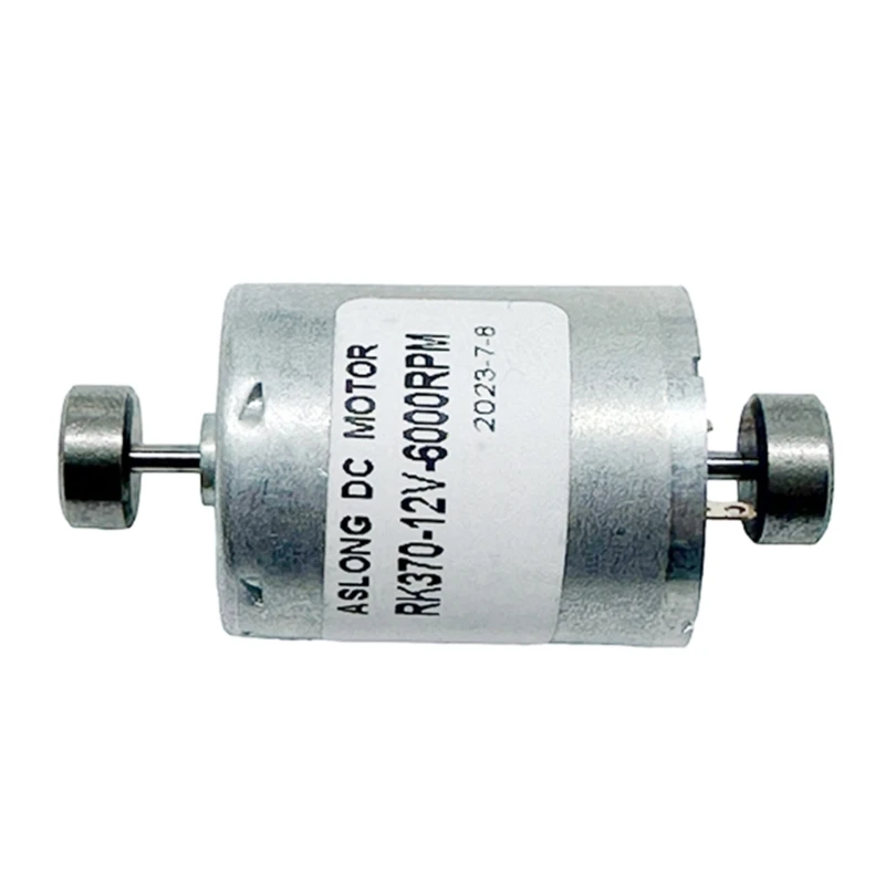 

Small and Powerful Double Shaft Vibration Motor DC12V Motor with 2 Eccentric Rotating Wheels Strong Power 31MM Long 594A