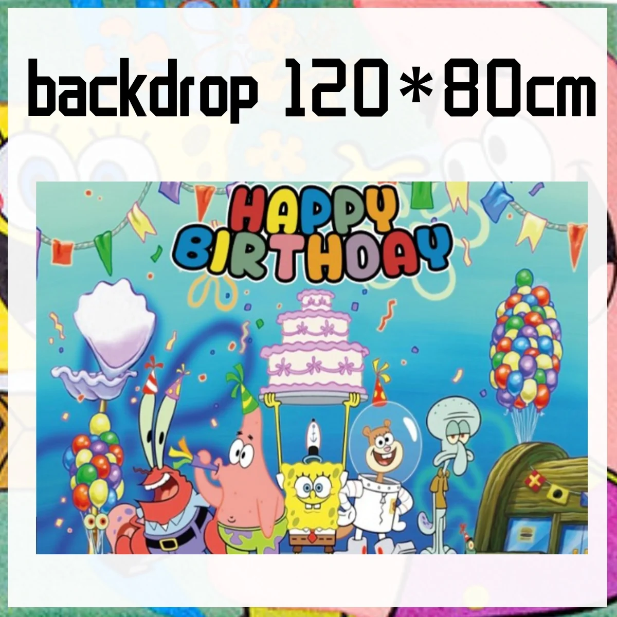 Sponge-Bob Birthday Decoration Sponge Baby Disposable Tableware Plate Tablecloth Napkin Balloon Baby Shower Kids Party Supplies