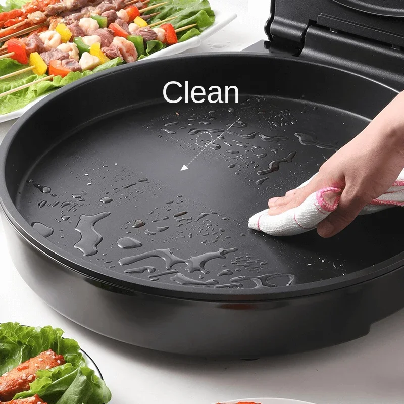 Electric Pancake Pan 40cm Deep, Large Household Pancake Pan, Multi-function Electric Frying Pan, Double-sided Heating