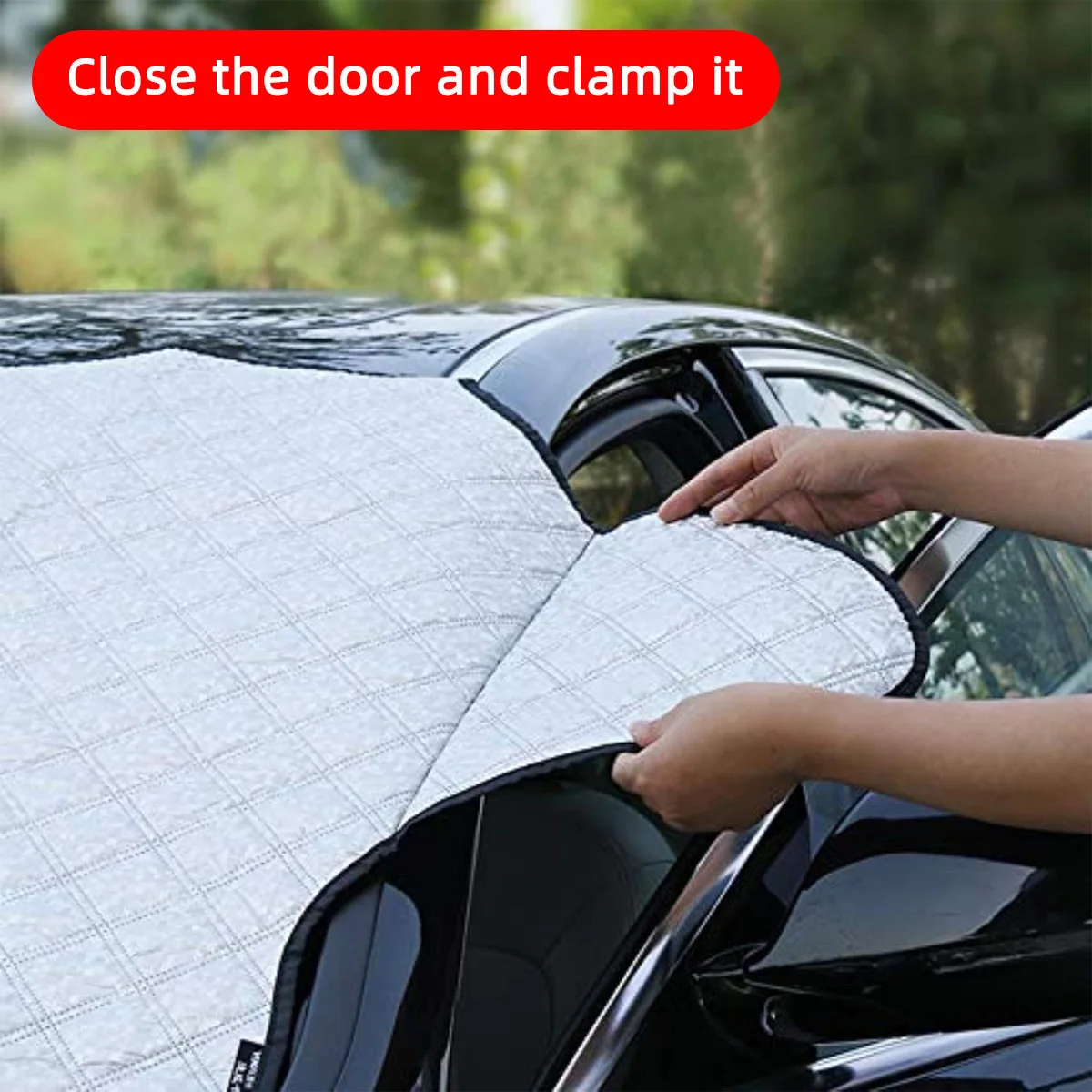 1PC Car Snow Shield Frost Prevention Frost Prevention Front Windshield Sunshade Thickened Snow Shield Car Coat