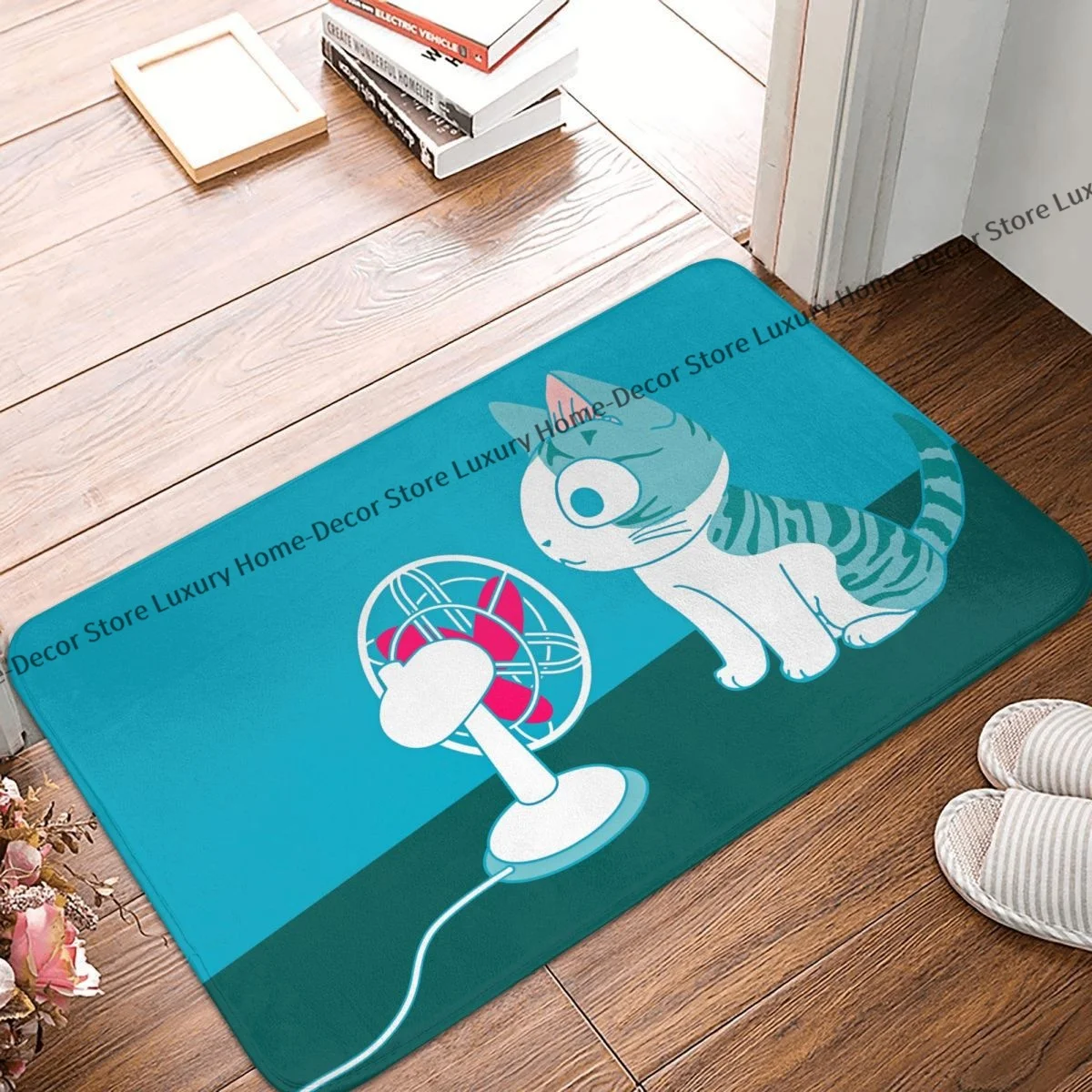 Zerbino Antiscivolo Chis Sweet Home Chi The Cat Bath Camera Da Letto Mat Tappeto Di Benvenuto Arredamento Moderno Per Interni