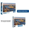 75*50cm Adult 1000Pcs Paper Jigsaw Puzzle London View Construction Stress Relief Entertainment Toys High Quality Christmas Gift 2