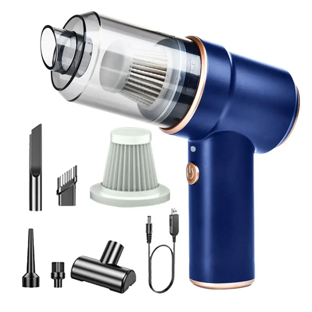 Handheld Car Vacuum Cleaner Cordless Dust Collector 7x6inch 8000PA Suction Power for Cleaning Desks, Keyboards, Bookshelves Handheld Car Vacuum Cleaner Cordless Dust Collector 7x6inch 8000PA Suction Power for Cleaning Desks, Keyboards, Bookshelves