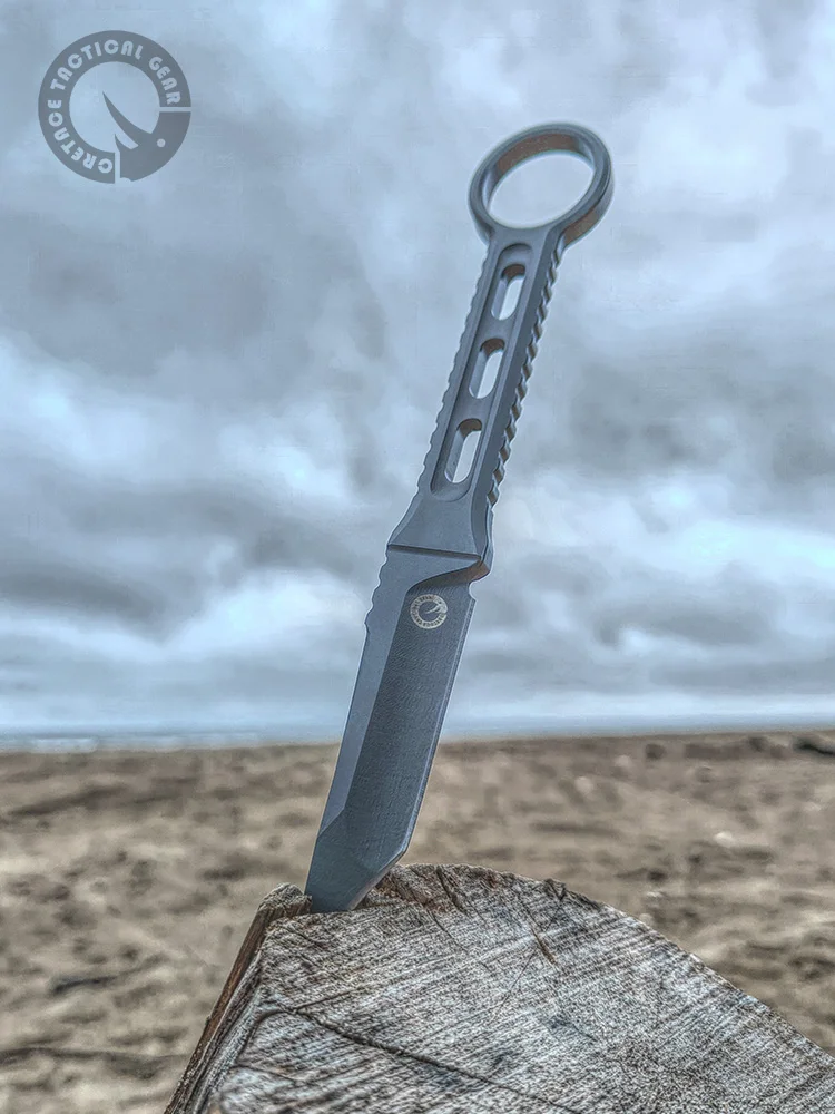 Coltello A Lama Fissa Serie T-Ray Integrato Dc53 Acciaio Autodifesa Militare Tattico Combattimento Karambit Coltello Cretace Originale