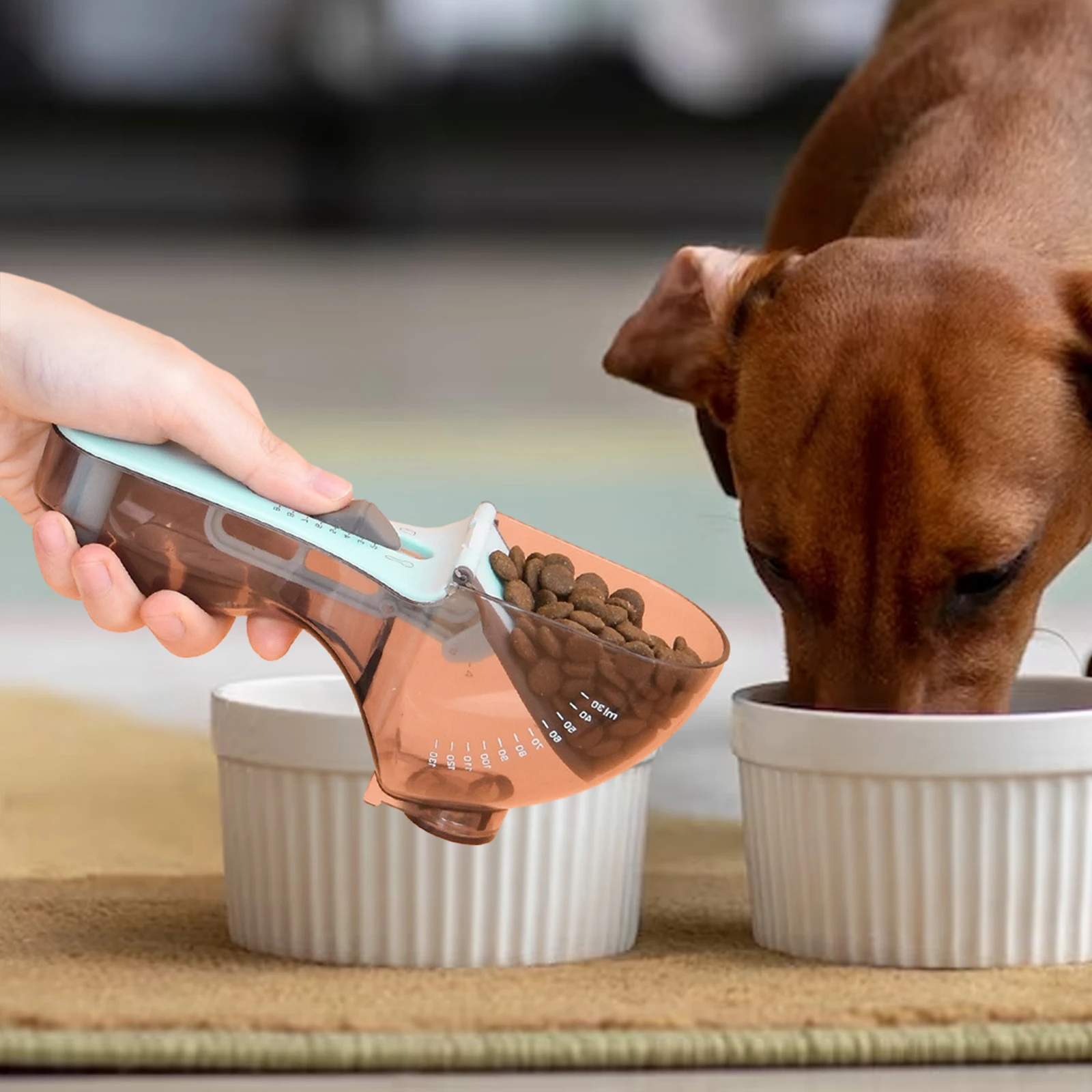 Dog Cat Food Scooper Pet Food Measuring Spoon Cat Measuring Cup