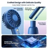 TOPK 1800mah Rechargeable Mini Portable Fan, USB Personal Hand Held Electric Fan 3 Speed Standing Fans for Room Camping Indoor 4