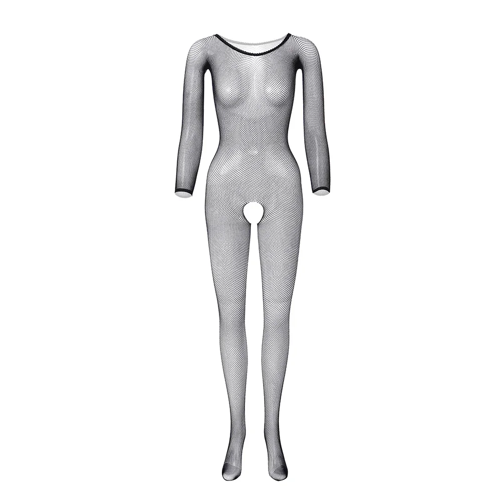 Women Sexy Perspective Fishnet Jumpsuit Stockings Body Plastic Beauty Nightwear Elasticity Breathable Solid Soft Sleepwear sexy lingerie women jumpsuit