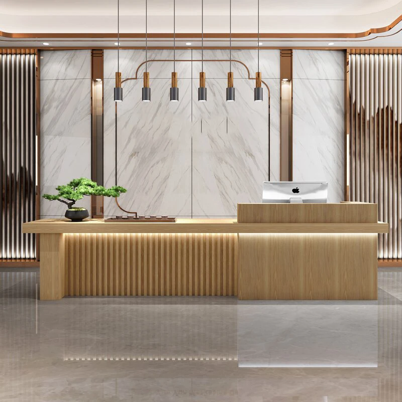 Drawer Basses Reception Desks Hotel Office Clinic Gym Wood Reception Desk Console Restaurant Comptoir Coiffeur Shop Furniture wood luxury reception desk cashier restaurant modern checkout reception desk basses console comptoir coiffeur office furniture