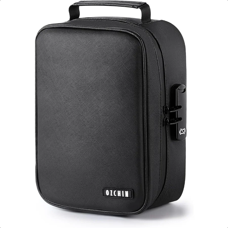 Smell Proof Bag with Combination Lock for Storage