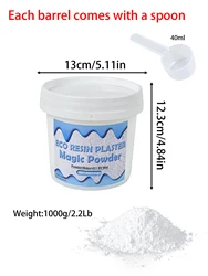 High - Density White Gypsum Powder for Resin Casting and Handmade Crafts - Wholesale Production Material (1000g)